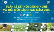 Từ 30/10-02/11 sẽ diễn ra Tuần lễ “Kết nối công nghệ và Đổi mới sáng tạo năm 2020”